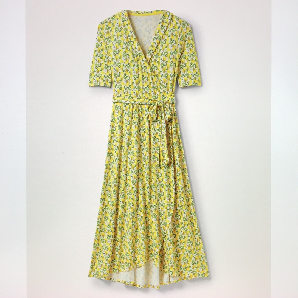 Boden Lavinia Jersey Midi Wrap Dress
